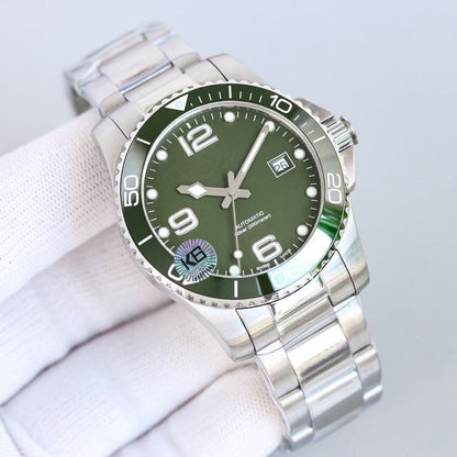 Fully automatic mechanical watch with water resistance