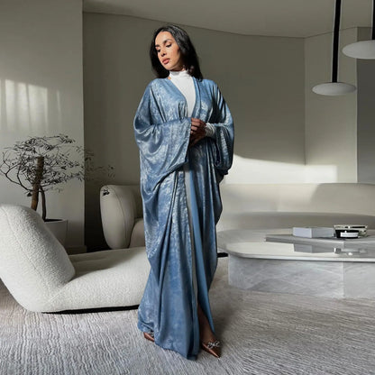 Muslim Fashion Bronzing Robe Abaya Outer Wear Cj dropshipping
