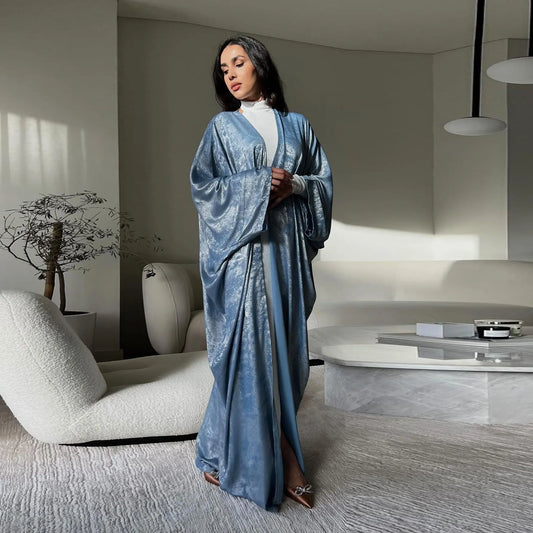 Muslim Fashion Bronzing Robe Abaya Outer Wear Cj dropshipping