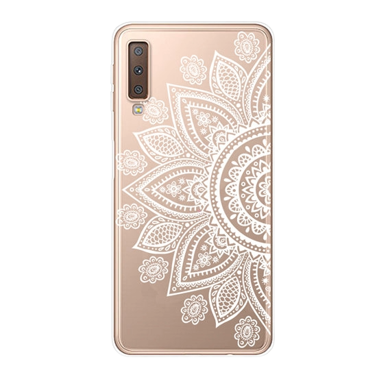 Luxury Anti-Scratch Silicone Phone Case with Mandala Art Design