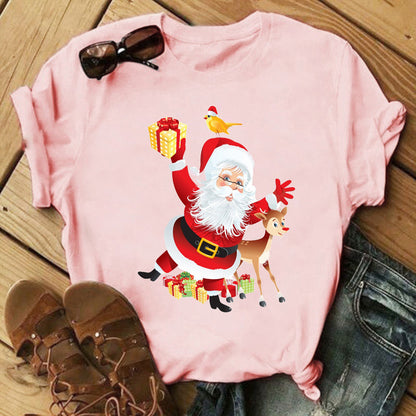 Christmas Print Shirt for Girls