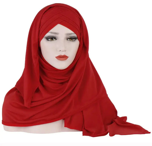 Muslim Lady Fashion Patch Hijab Trendsi