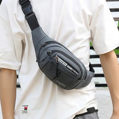 Outdoor Waist Bag Waterproof Waist Bum Bag Running Jogging Belt Pouch Zip Fanny Pack  Mobile Phone Bag Oxford Cloth Chest Bag eprolo