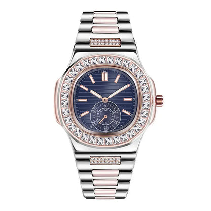 Mens Fashion Alloy  Luxury Brand Diamond Gifts Watches Easy Bazaar