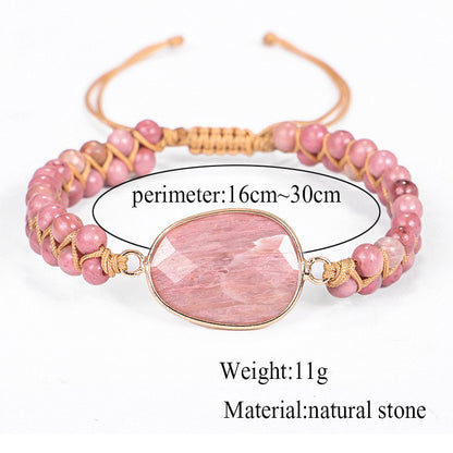 Summer New Multi-layer Winding Hand-woven Geometry