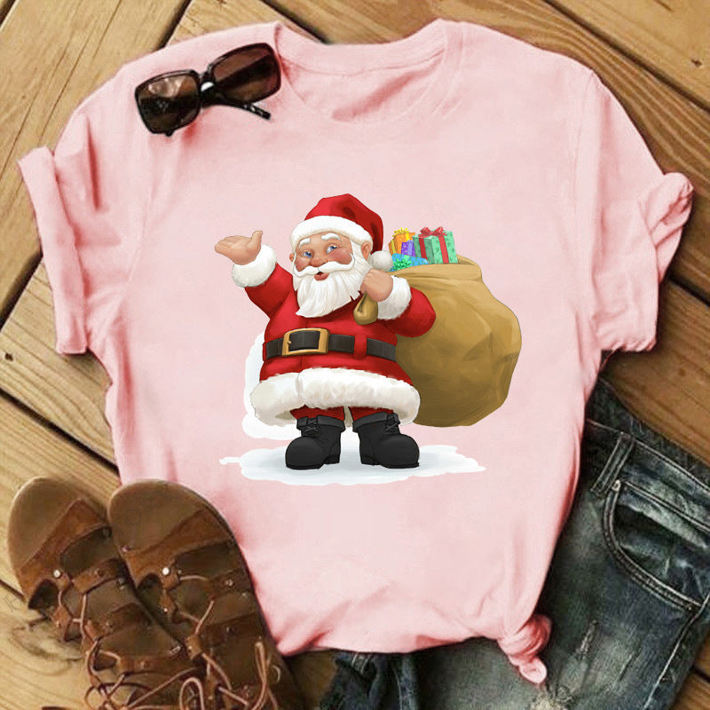 Christmas Print Shirt for Girls