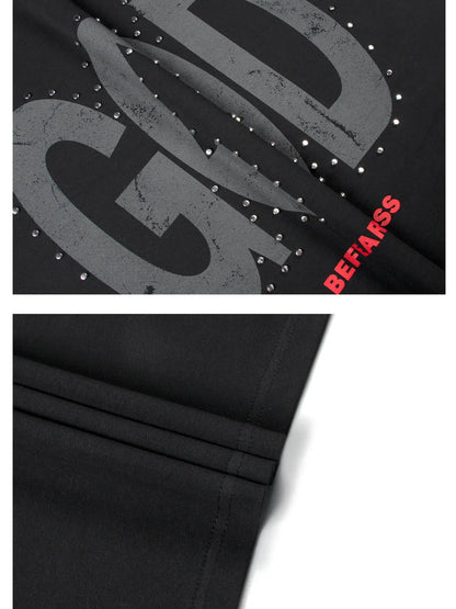 Men's Oversized Letter Graphic T-Shirt Trendsi