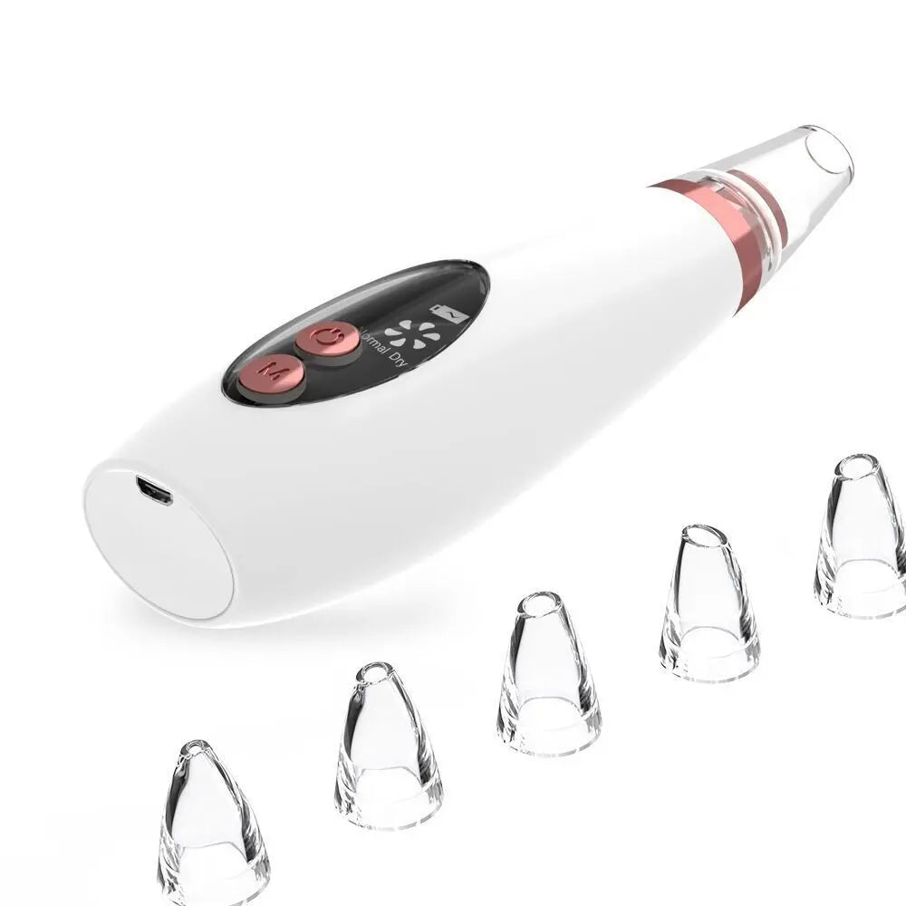 Blackhead Pore Vacuum Cleaner Nose Cleanser Blackheads Remover Blackhead Acne Removal Button Face Suction Beauty Skin Care Tool Easy Bazaar
