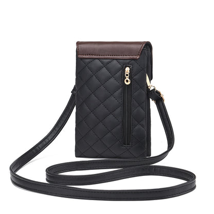 Mobile phone bag with a cross-body strap for women