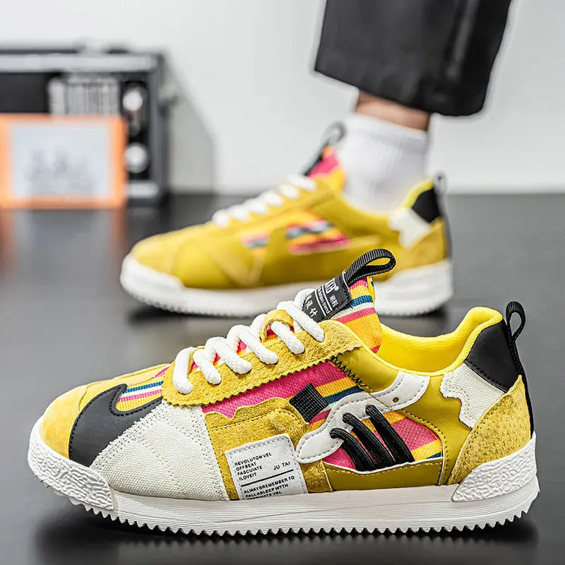 Thin Multi-Dopamine Agan Shoes Men's Mesh Breathable Fashion Versatile Casual Sports Sneakers eprolo