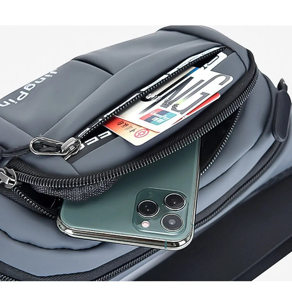 Outdoor Waist Bag Waterproof Waist Bum Bag Running Jogging Belt Pouch Zip Fanny Pack  Mobile Phone Bag Oxford Cloth Chest Bag eprolo