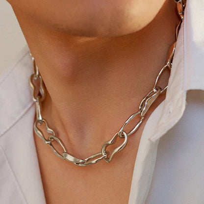 Hip Hop Chunky Link Chain Necklace