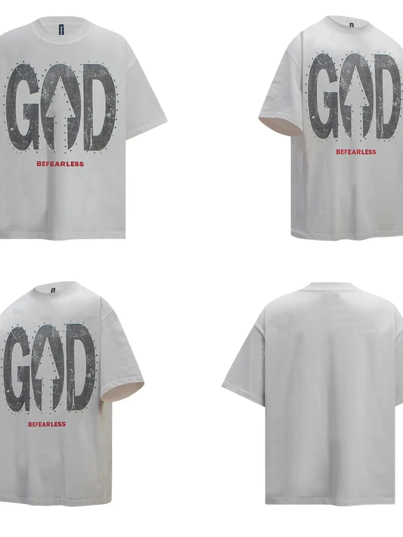 Men's Oversized Letter Graphic T-Shirt Trendsi