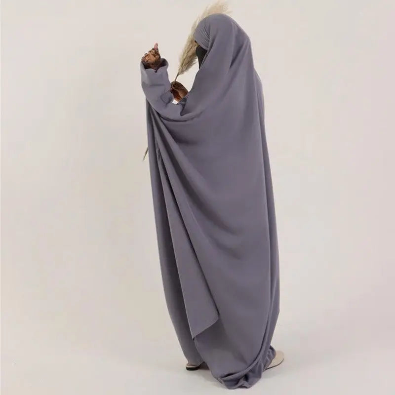 Amazon Abaya Dubai Turkey One-piece Prayer Dress Trendsi