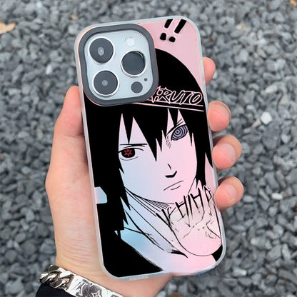 Sharingan Sasuke phone cover naruto anime case back view design