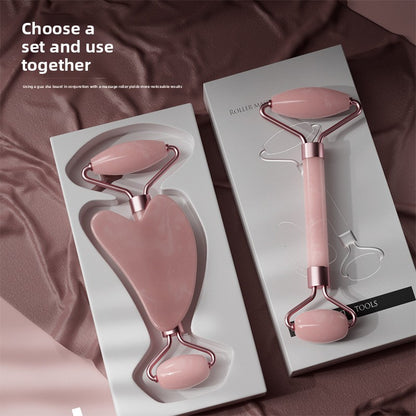 Feldspar roller facial massage