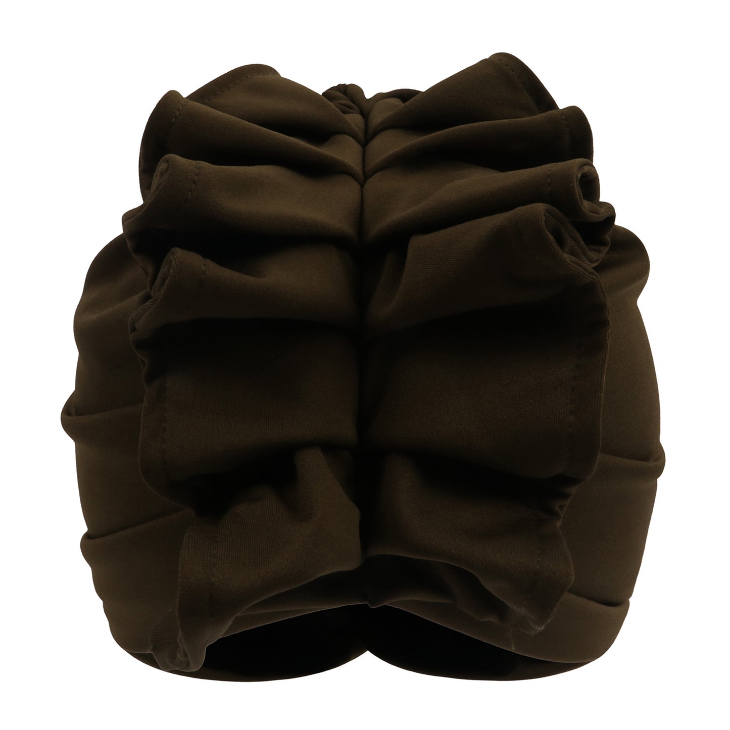 African Lady Head Wraps Soild Color Headscarf Bonnet Cancer Chemo Hat Muslim Turbans  NEW Ruffled Turban Cap for Women