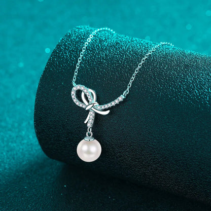 Sterling Silver Pearl Pendant Necklace