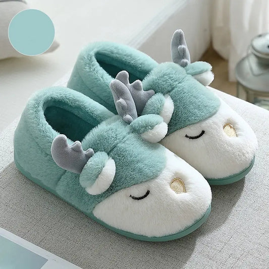Cute Plush Home Cotton Shoes For Men Easy Bazaar
