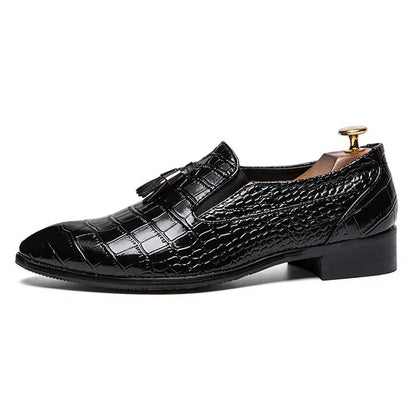 Pointed leather shoes for men Easy Bazaar