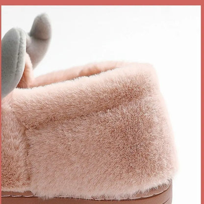 Cute Plush Home Cotton Shoes For Men Easy Bazaar