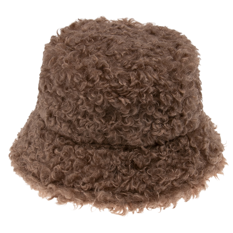 Men fisherman hat lamb wool beanie hat