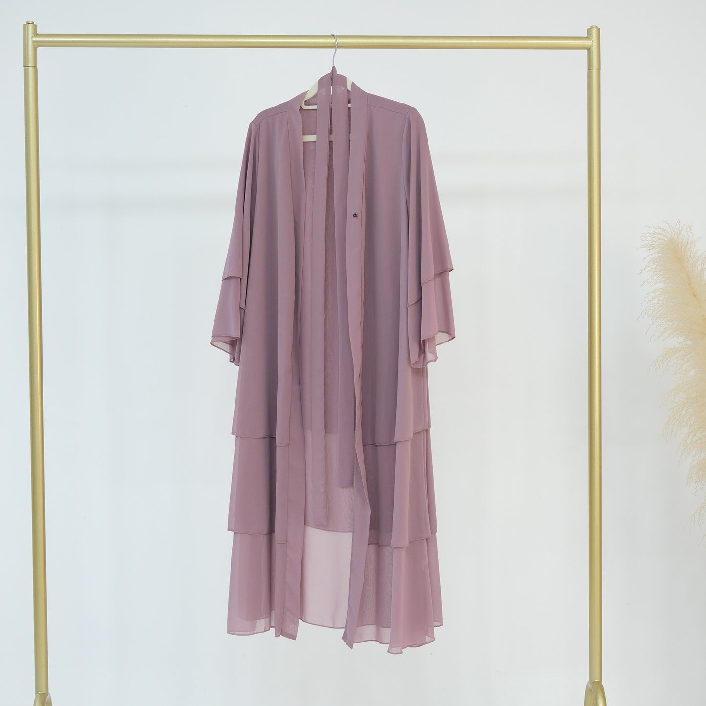 Elegant Children's Family Matching Cardigan Abaya