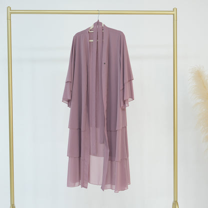Elegant Children's Family Matching Cardigan Abaya