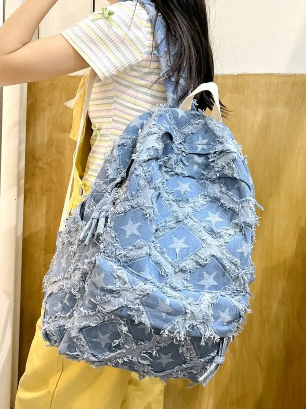 Star Denim Backpack Bag eprolo
