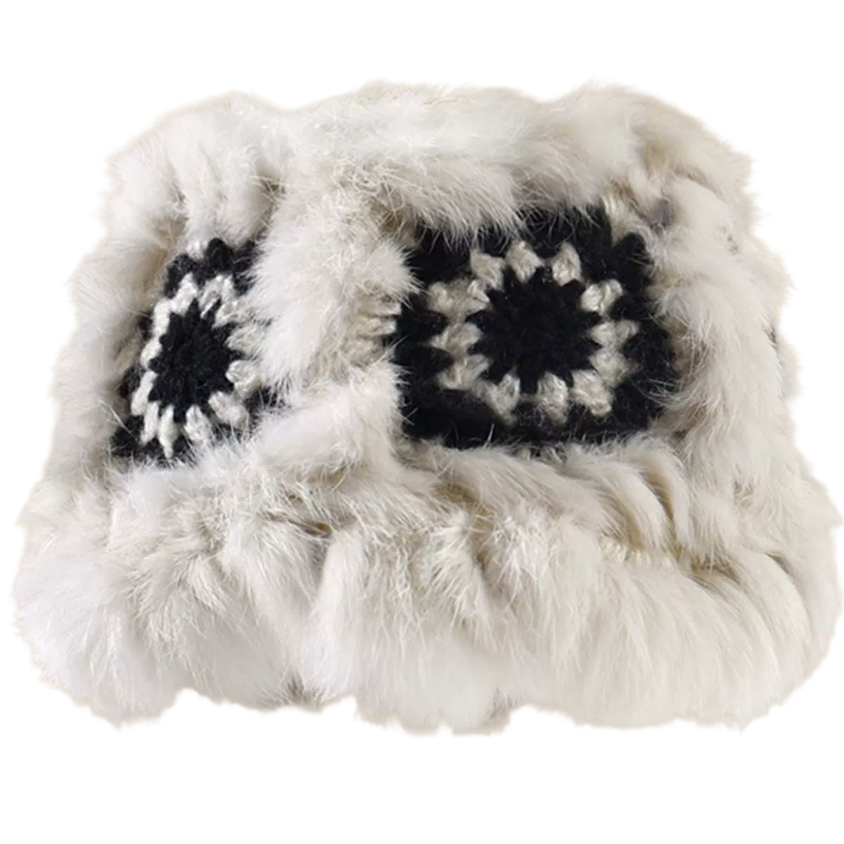 Fuzzy Crochet Bucket Hat