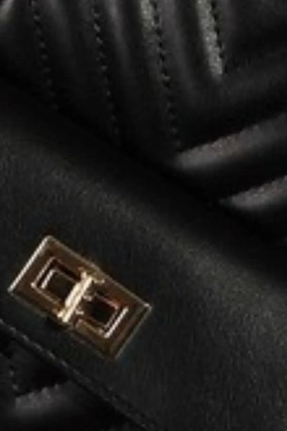 Fame Faux Leather Cushioned Sling Bag Trendsi