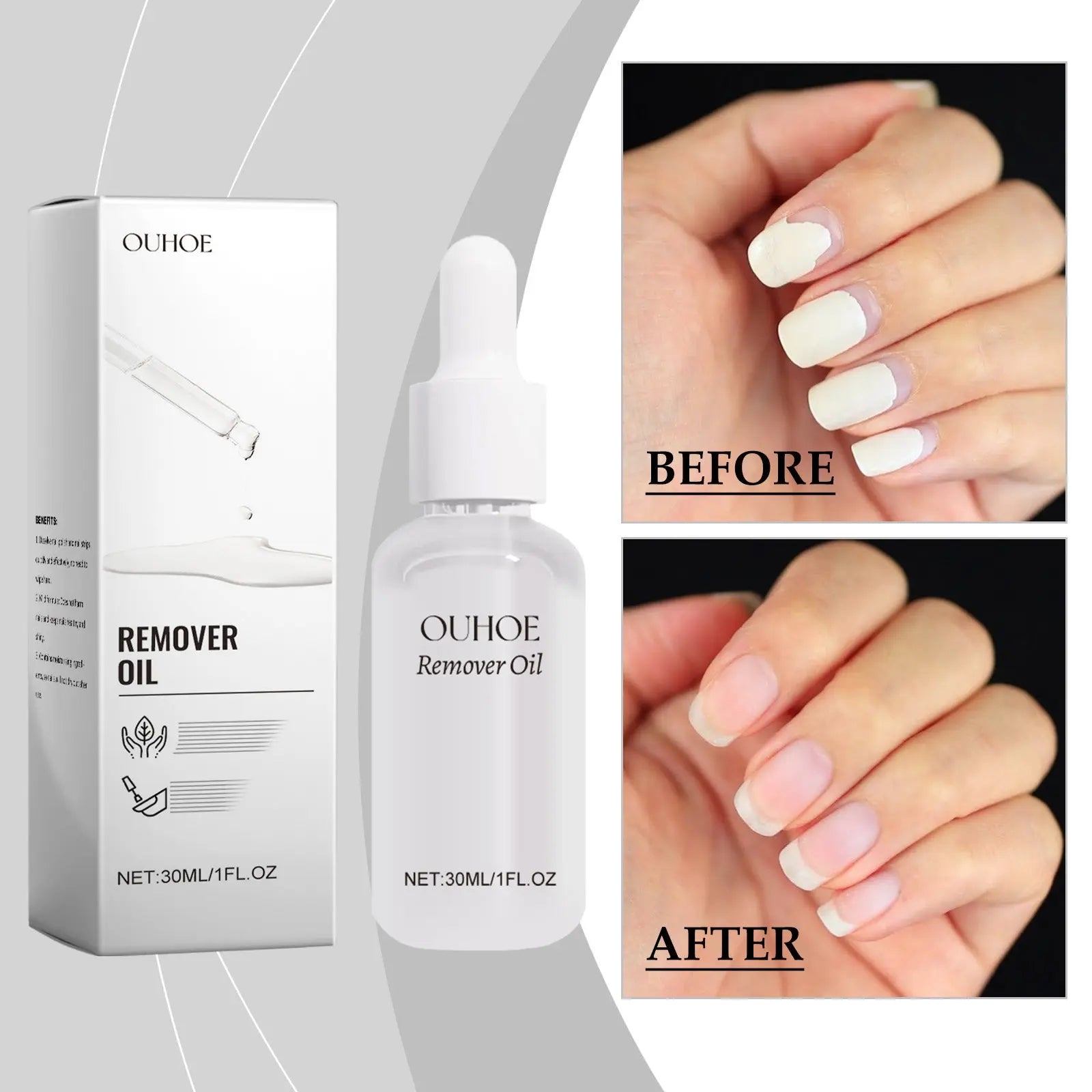 OUHOE Nail Polish Remover, Nail Glue Dissolver, Nail Polish Remover, Gentle Nail Polish Remover Primer And Nail Polish Products eprolo