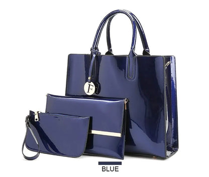 3 Sets Leather Handbags Easy Bazaar