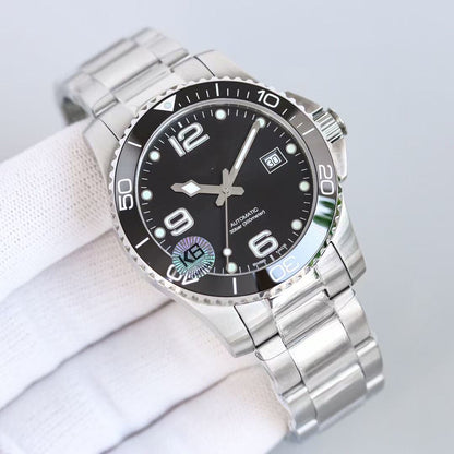 Fully automatic mechanical watch with water resistance