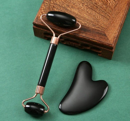 Feldspar roller facial massage