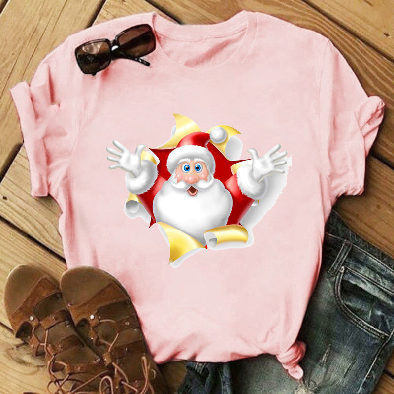 Christmas Print Shirt for Girls