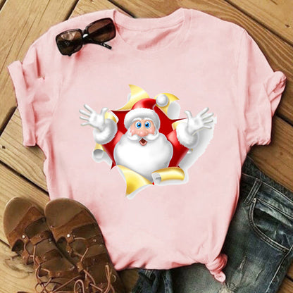 Christmas Print Shirt for Girls