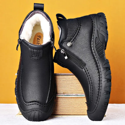 Cotton Shoes For Men With Plush Insulation Easy Bazaar