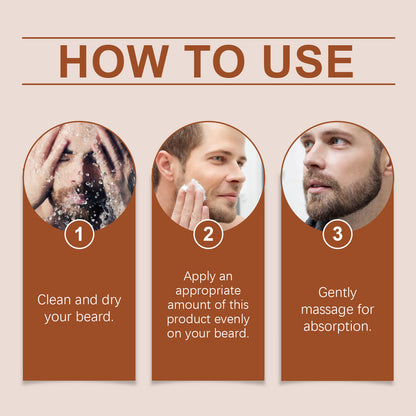 Men's Beard Care Cream Sandalwood Ingredients For Beard Care For Men With A Variety Of Skin Types