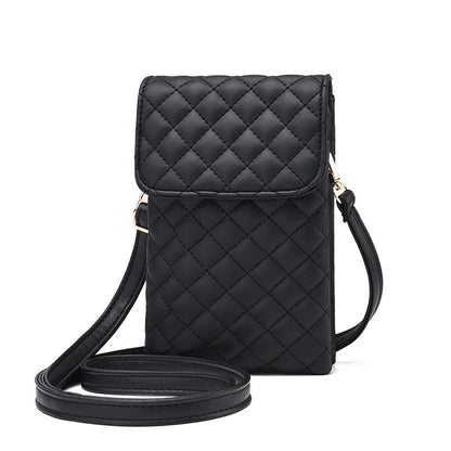 Mobile phone bag with a cross-body strap for women