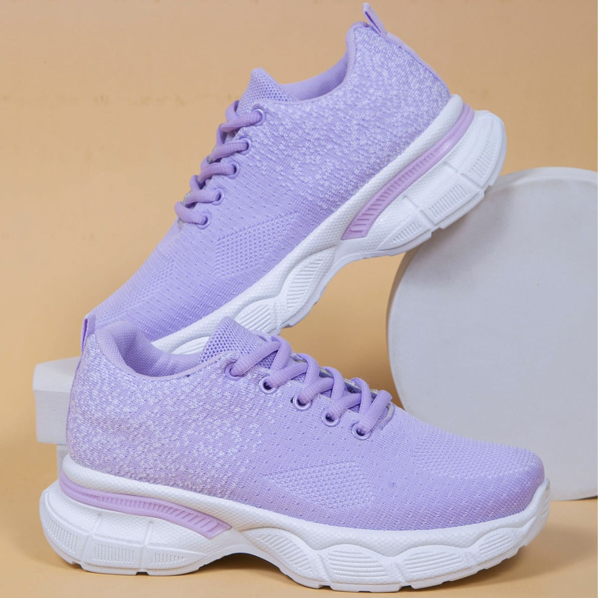 Women's Casual Sports Shoes Mesh in Light Blue - Comfortable Workout Footwear