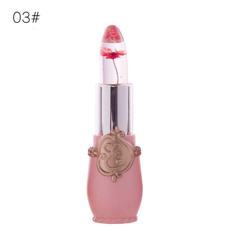Transparent  Flower Lip Gloss Lipstick