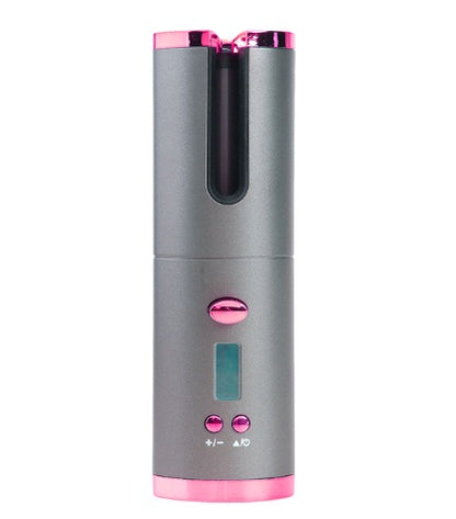 Rechargeable Automatic Hair Curler Iron LCD Display