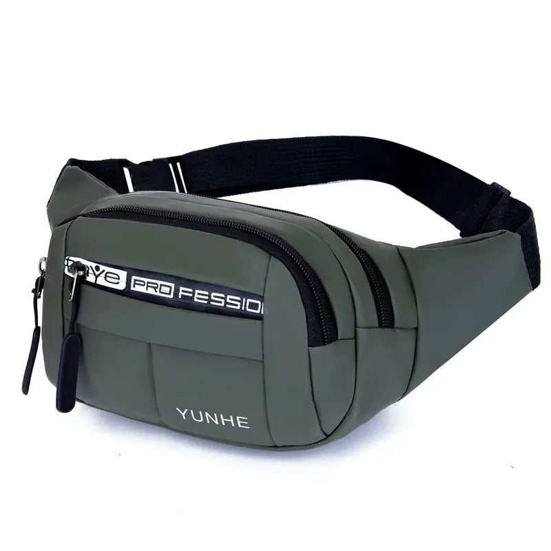 Outdoor Waist Bag Waterproof Waist Bum Bag Running Jogging Belt Pouch Zip Fanny Pack  Mobile Phone Bag Oxford Cloth Chest Bag eprolo