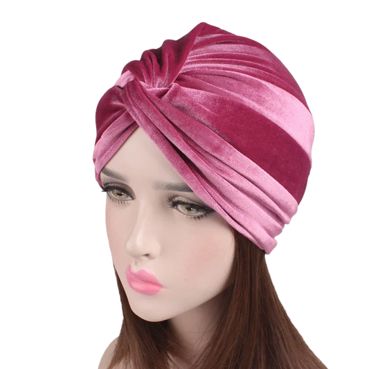 Velvet Turban Hat Headband  Hijab Caps Bandana Headband Hijabs