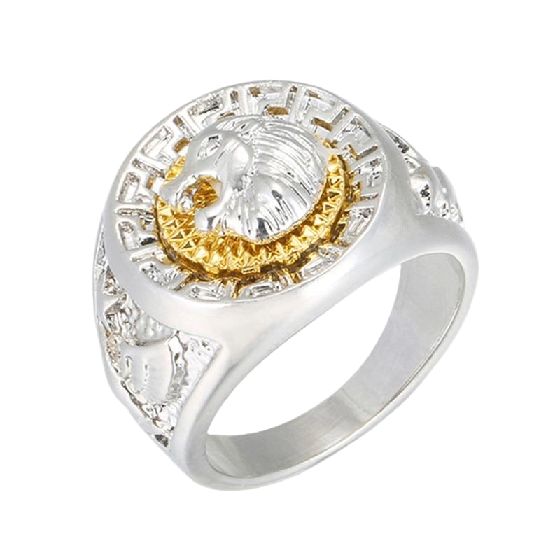 Lion Championship Gold Hip Hop Rings