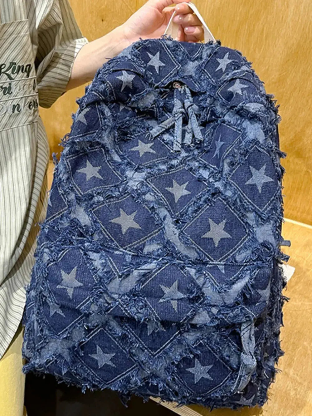 Star Denim Backpack Bag eprolo
