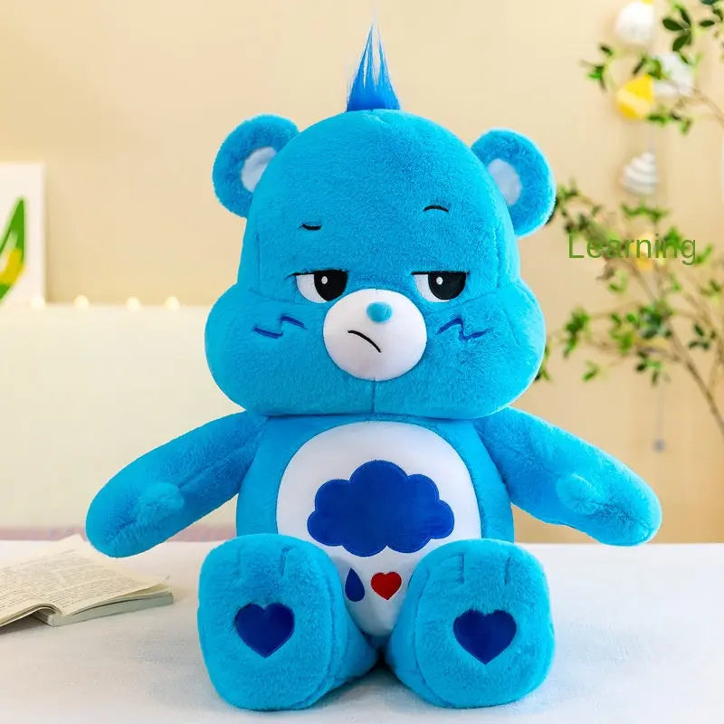 Three-color Bear Pillow Plush Toy Rainbow Bear Doll Cute Panda eprolo