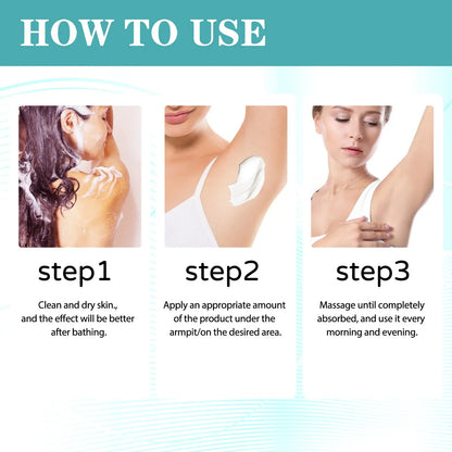 OUHOE Underarm Beauty Cream, Lighten Underarm Elbow Joint Melanin Brightening And Moisturizes Skin Cream eprolo