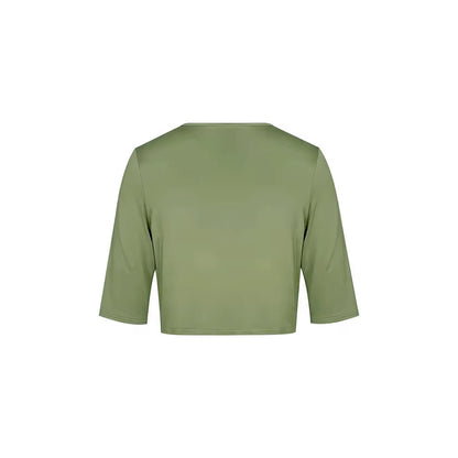 Long Dress A-line Pure Color Cardigan Top Two-piece Set